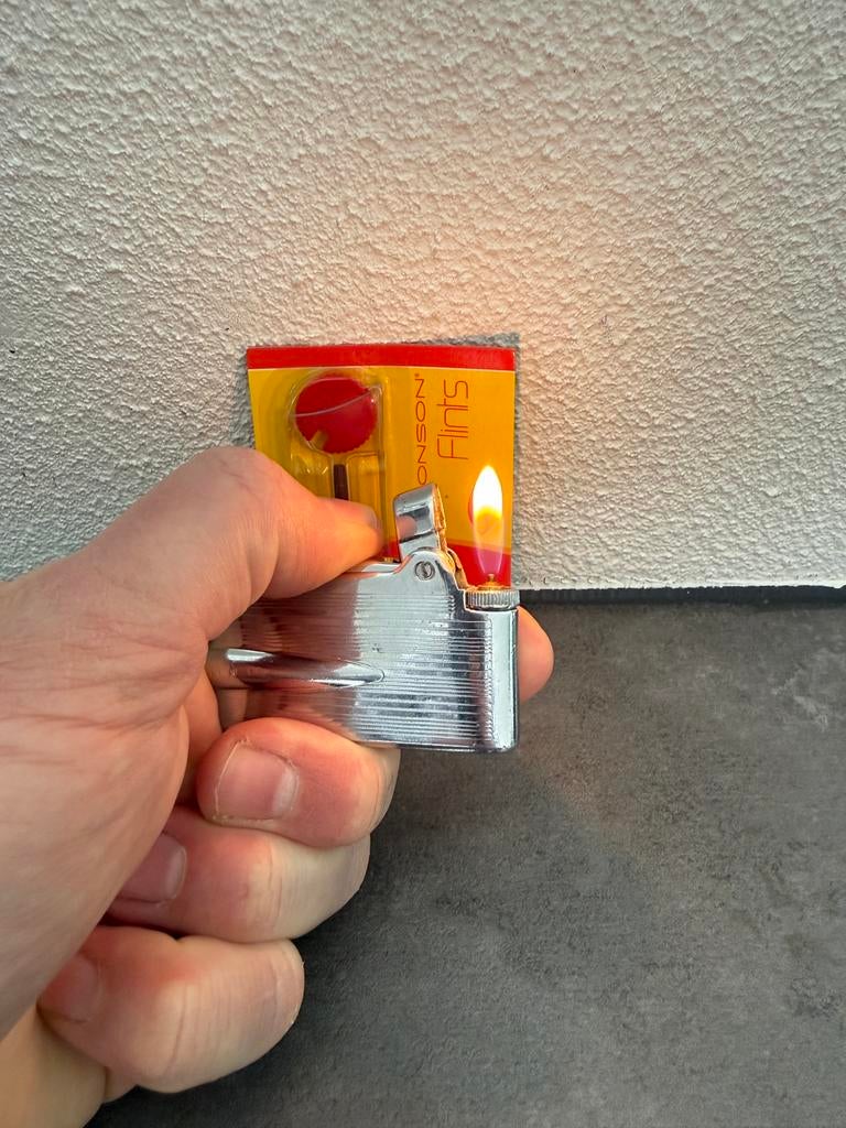 Ronson Varaflame Adonis, Ophalen of Verzenden, Zo goed als nieuw, Aansteker