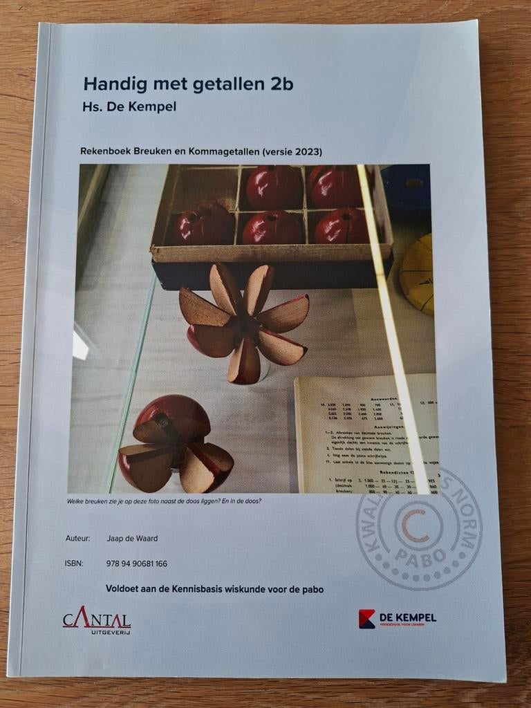 Studieboek handig met getallen 2B, Ophalen of Verzenden, Beta, Zo goed als nieuw, HBO