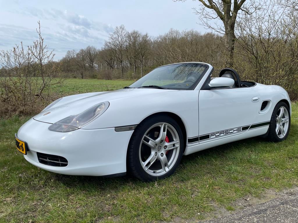 Porsche Boxster 2.5 986 1999 Wit, 1304 kg, Achterwielaandrijving, Zwart, Cabriolet