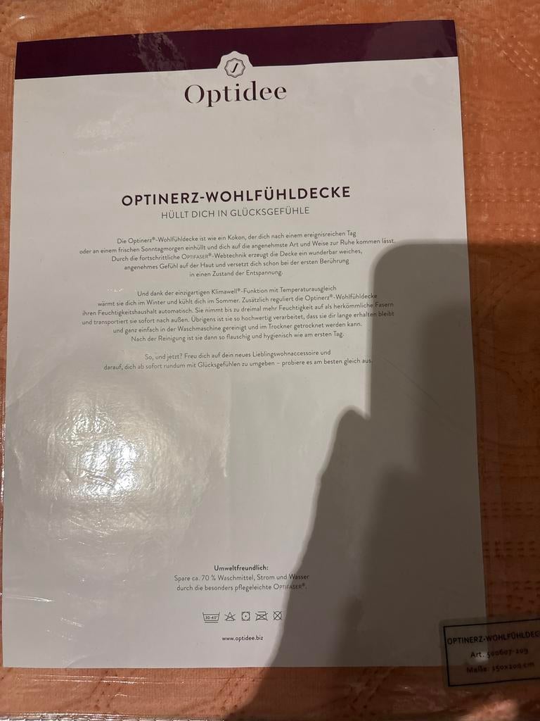 Nieuw Optidee Optimink Woondeken in frisse kleur, Huis en Inrichting, Ophalen of Verzenden, Nieuw