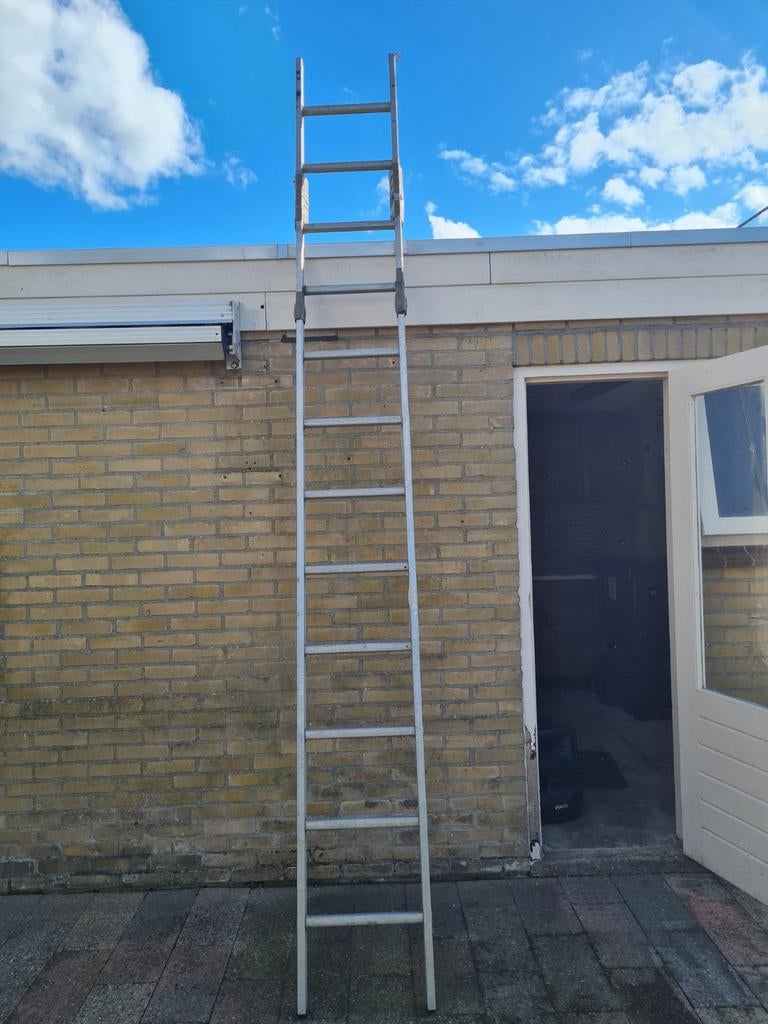 Lange ladder 3 meter, Doe-het-zelf en Verbouw, Ophalen, Gebruikt, Ladder, 4 meter of meer