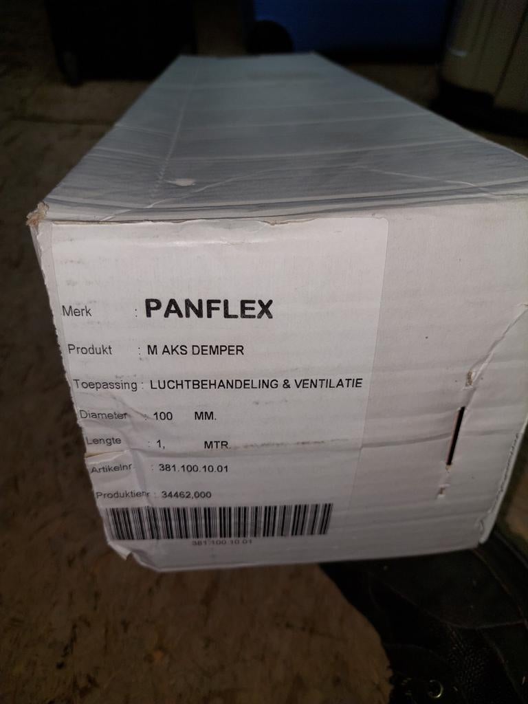 Panflex M AKS Demper 100 MM, Doe-het-zelf en Verbouw, Ventilatie en Afzuiging, Ophalen of Verzenden