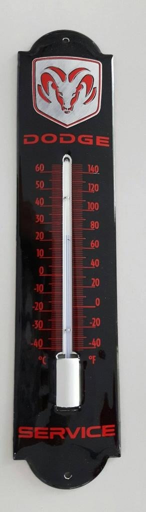 Dodge logo emaillen reclame decoratie thermometer, Verzamelen, Americansaleshop@gmail.com, Eu, Eu, Overige typen