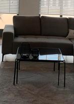 Riverdale Roma Zwarte Salontafel Set (2 stuks), Ophalen, 50 tot 100 cm, Minder dan 50 cm, Rechthoekig