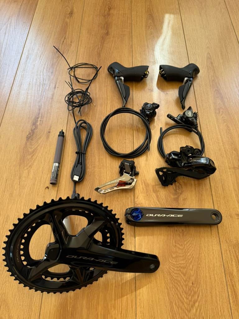 Shimano dura ace 12 speed di2 groepset, Fietsen en Brommers, Fietsonderdelen, Ophalen of Verzenden, Zo goed als nieuw