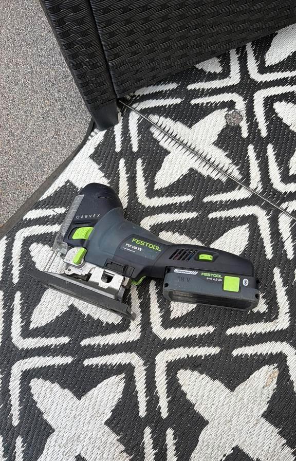 Festool CARVEX PSC 420 EB-Basic 18V Decoupeerzaagmachine, Doe-het-zelf en Verbouw, Gereedschap | Zaagmachines, Zo goed als nieuw