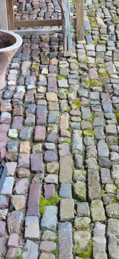 Oude waaltjes 40m2, Tuin en Terras, Tegels en Klinkers, Gebruikt, Klinkers, Beton, Ophalen