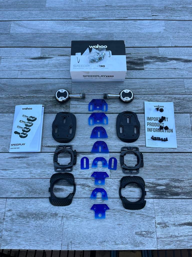 Wahoo Speedplay Zero pedalen, Crankstel of Pedalen, Gebruikt, Verzenden, Staal