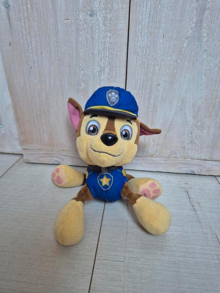 Paw Patrol knuffeltje: pup Chase, Kinderen en Baby's, Speelgoed | Actiefiguren, Zo goed als nieuw, Ophalen