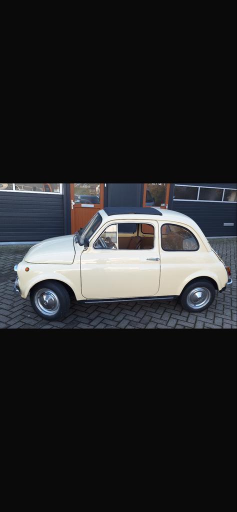 Fiat 500 0.5 D Nuova 1968 Beige, Auto's, Fiat, Particulier, Benzine, Hatchback, Handgeschakeld, Geïmporteerd, Beige, Ophalen