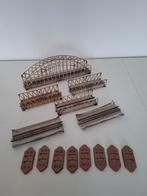 Pakket 4 Marklin 467/2 468/D diverse oude brugdelen B-Keuze, Wisselstroom, Gebruikt, Brug, Tunnel of Gebouw, Ophalen of Verzenden