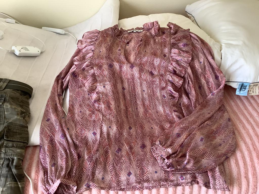 Blouse maat L blu harper & yve, Kleding | Dames, Ophalen of Verzenden, Zo goed als nieuw, Maat 38/40 (M), Overige typen