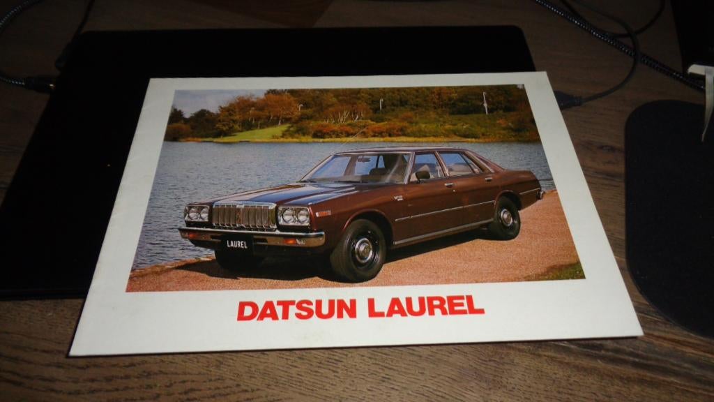 Folder  DATSUN  LAUREL  ,  1-1978, Verzenden, Zo goed als nieuw, Overige merken