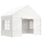 partytent 4,08x2,23x3,22 m polyetheen wit goede kwaliteit, Tuin en Terras, Gebruikt, Partytent, Minder dan 4 meter, 2 meter of meer