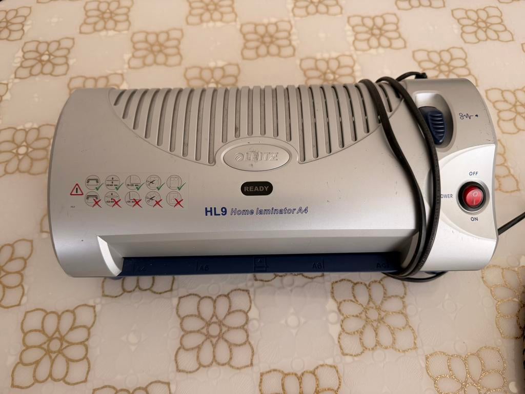 Leitz HL9 laminator A4, Ophalen of Verzenden, Gebruikt