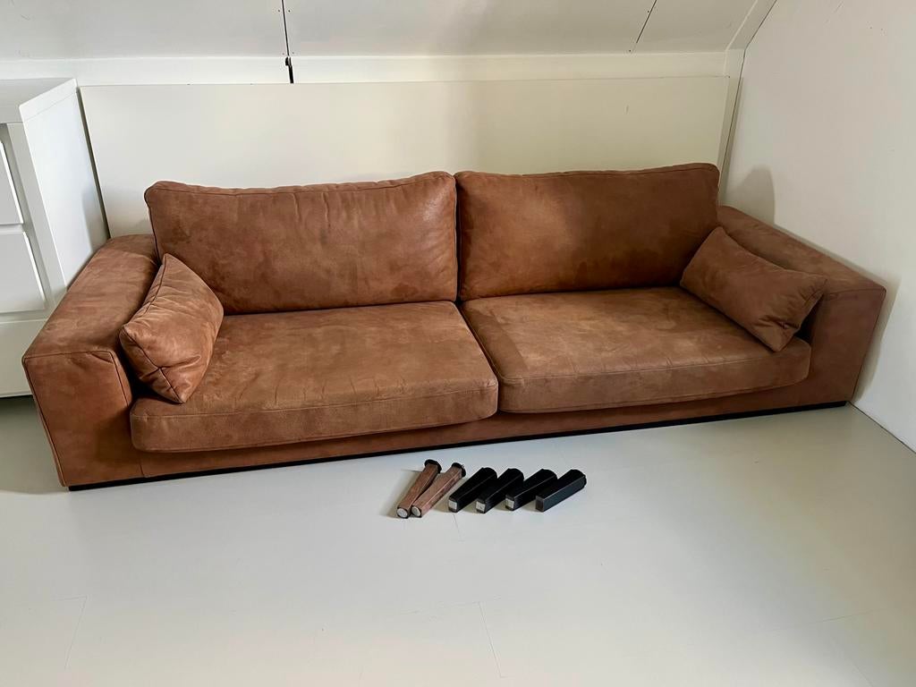 NOUS Living 3-zits bank Torino - 240x90x70cm, Gebruikt, Driepersoons, Ophalen of Verzenden, Rechte bank