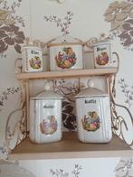 Porseleinen keukenset 5 dlg, Verzamelen, Ophalen of Verzenden, Zo goed als nieuw, Beeldje, Overige merken