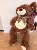Grote XXL Teddybeer - Bruin Knuffelbeer met Strik, Kinderen en Baby's, Speelgoed | Knuffels en Pluche, Ophalen of Verzenden, Nieuw