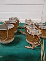 hangbloempotten 9x issa mosterd, Ophalen of Verzenden, 'T Olde Gre-j, Info@toldegrej.nl, Endepoelstraat 20f Didam