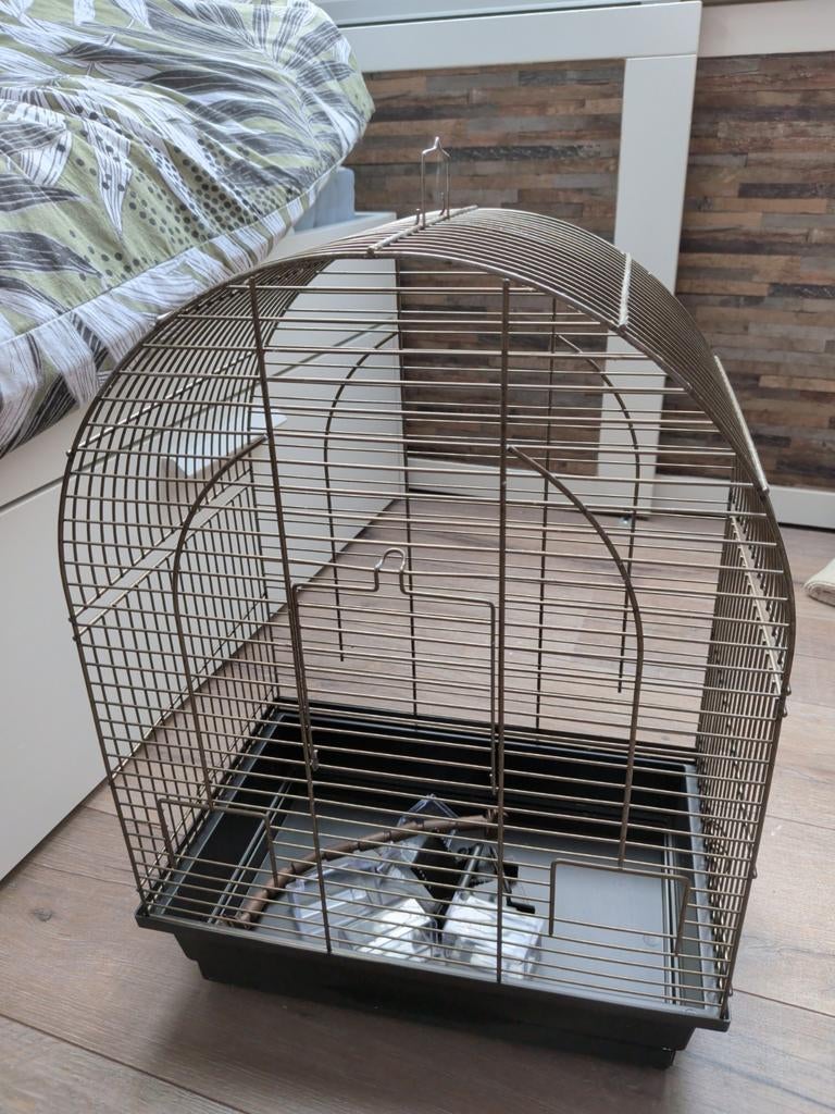 Vogel kooi, Ophalen, Zo goed als nieuw, Metaal, Vogelkooi