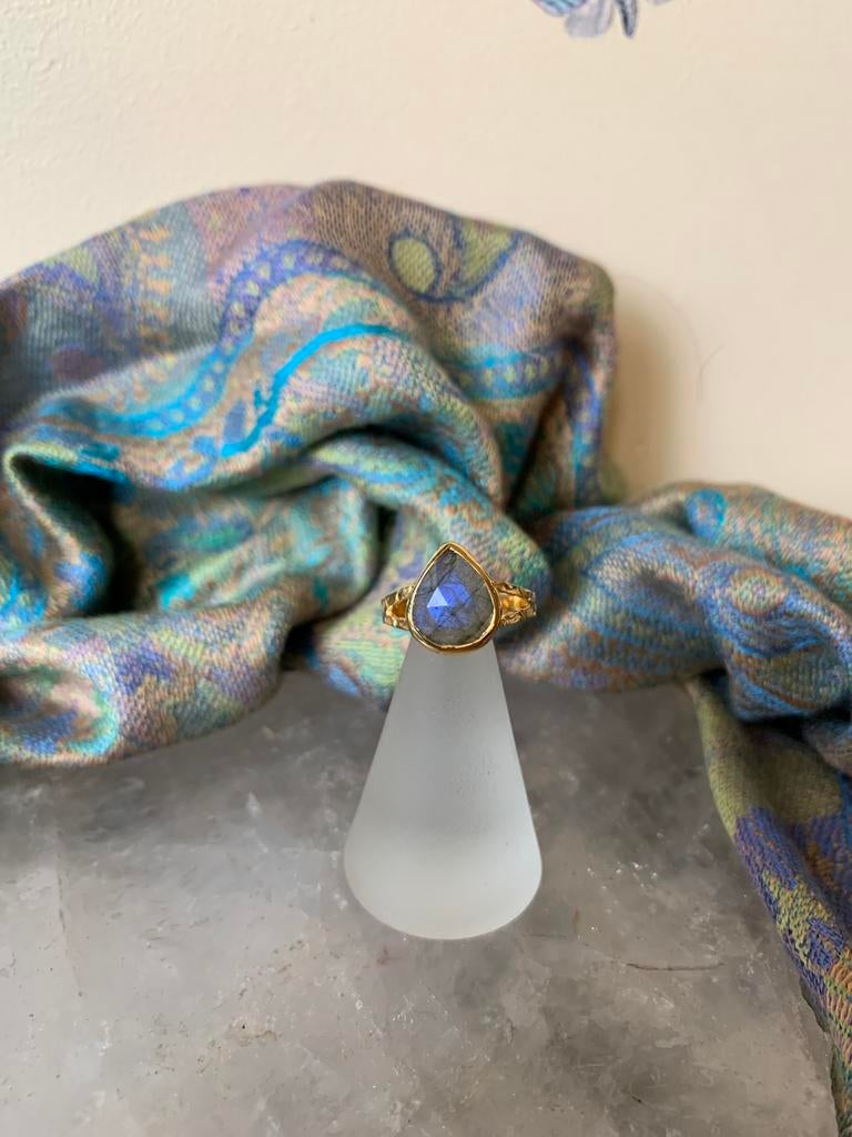 Labradoriet geluk beschermt aura straling magie intuïtie TIP, Blauw, Nieuw, Ophalen of Verzenden, Dame of Heer