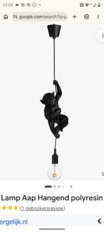 Nieuw!!!! In doos. Plafondlamp hangende aap., Ophalen of Verzenden, Nieuw, Overige materialen, Modern