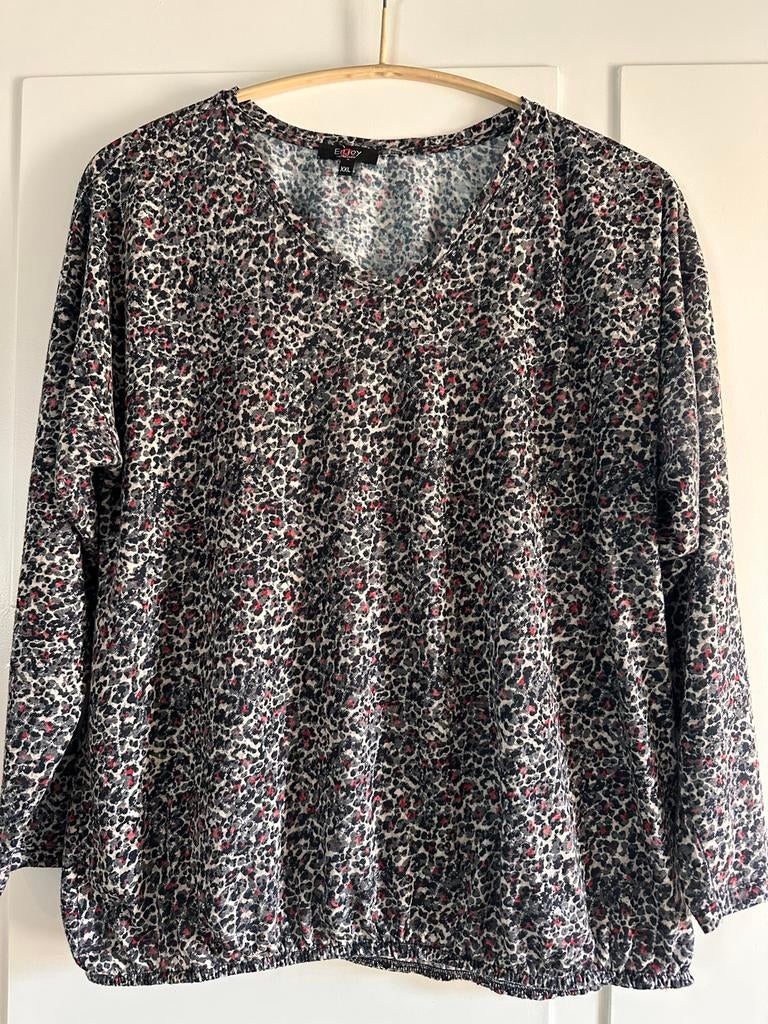 Enjoy T-shirt met lange mouwen en print, Overige kleuren, Maat 46/48 (XL) of groter, Ophalen of Verzenden, Zo goed als nieuw