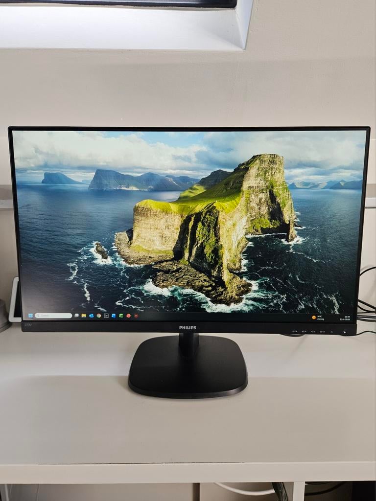 Philips 273V Monitor - Full HD, 27 inch, Zo goed als nieuw, Computers en Software, Monitoren, Gaming, Philips, Kantelbaar, HDMI