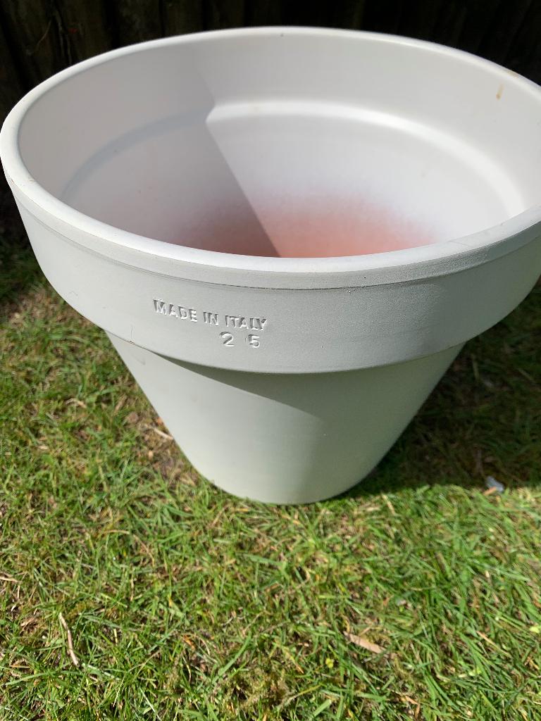 Bloempot, Tuin en Terras, Bloempotten, Ophalen, Gebruikt, Rond, Minder dan 40 cm