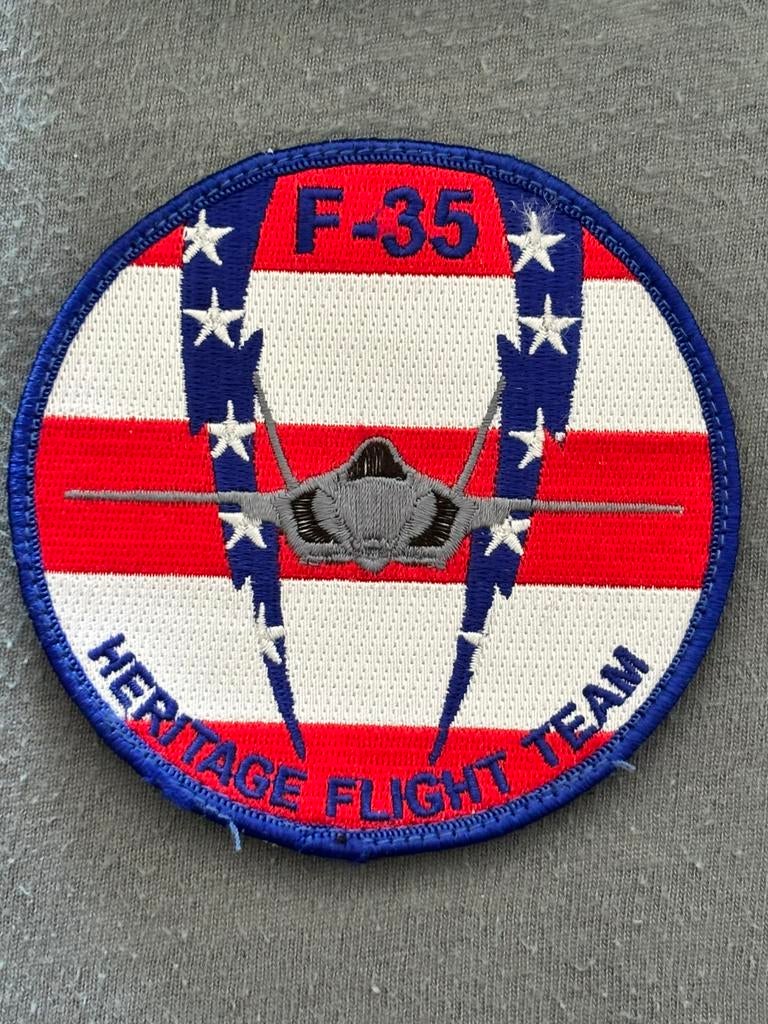F-35 heritage flight team embleem, Verzenden, Nieuw, Patch, Badge of Embleem