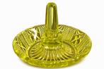 Vintage Uranium Glas Ringhouder - Uniek en Decoratief, Ophalen of Verzenden