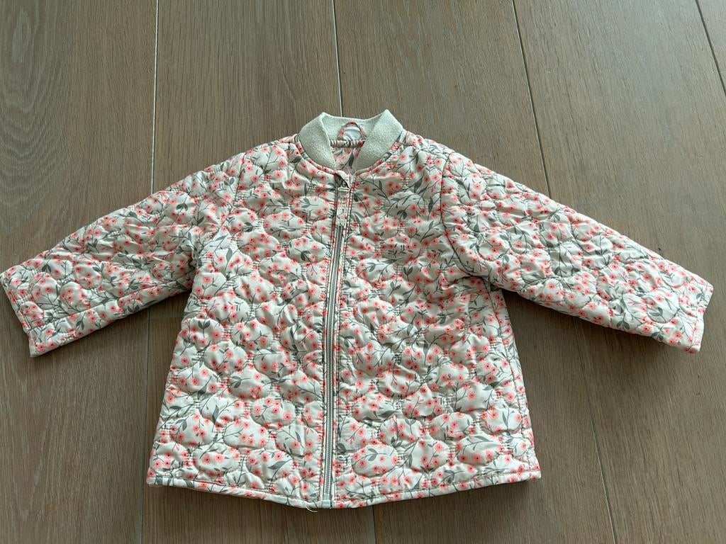 Bloemenjasje Hema - maat 86, Kinderen en Baby's, Babykleding | Maat 86, Ophalen of Verzenden, Gebruikt, Meisje, Jasje