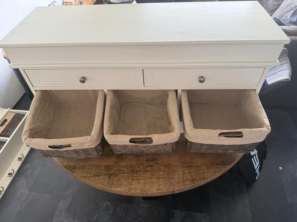 Schoenenkast en kapstok set, Gebruikt, Minder dan 100 cm, Hout, Ophalen