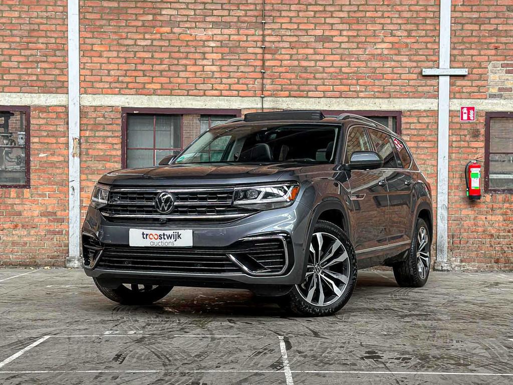 Volkswagen Atlas 3.6 V6 R-Line 7-Persoons 280pk 2023, Auto's, Volkswagen, Automaat, Gebruikt, Overige modellen, Bedrijf