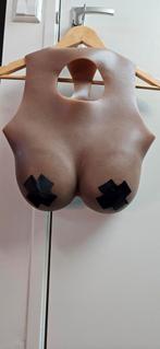Realistische siliconen breastplate - borsten, Generic, Verzenden, Bruin, Overige typen