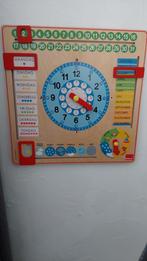 Houten leer kalender van Goula, Verzamelen, Automaten | Gokkasten en Fruitautomaten, Ophalen of Verzenden