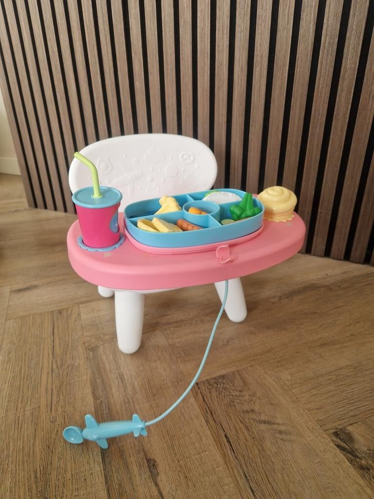Baby Born Interactieve kinderstoel met accessoires, Kinderen en Baby's, Speelgoed | Poppen, Ophalen, Zo goed als nieuw, Babypop