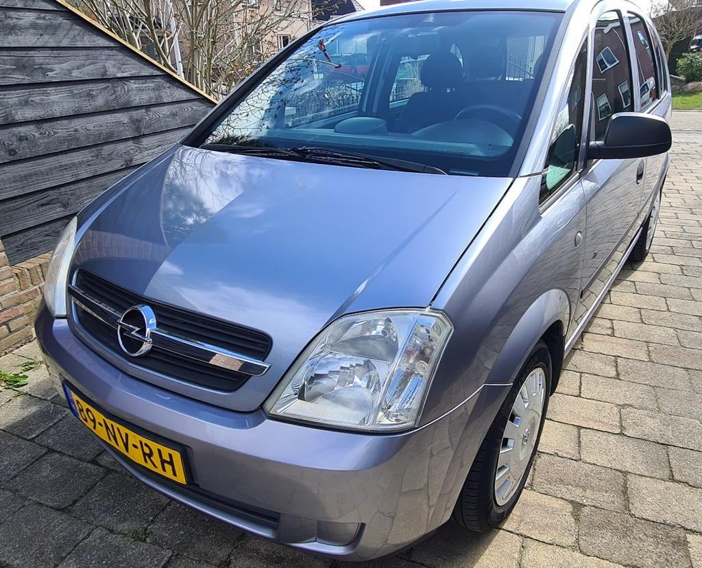Opel Meriva 1.6 16V 2004 Grijs, Auto's, Opel, Particulier, Meriva, Airbags, Airconditioning, Centrale vergrendeling, Cruise Control