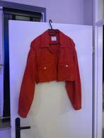 Bershka spijkerjasje maat L, Ophalen of Verzenden, Gedragen, Maat 42/44 (L), Oranje