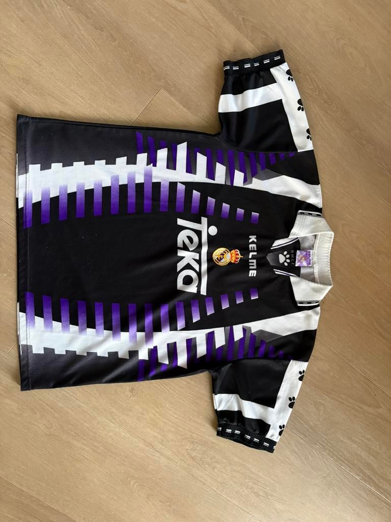 Vintage Real Madrid 1997/1998, Maat 52/54 (L), Zwart, Ophalen of Verzenden, Zo goed als nieuw