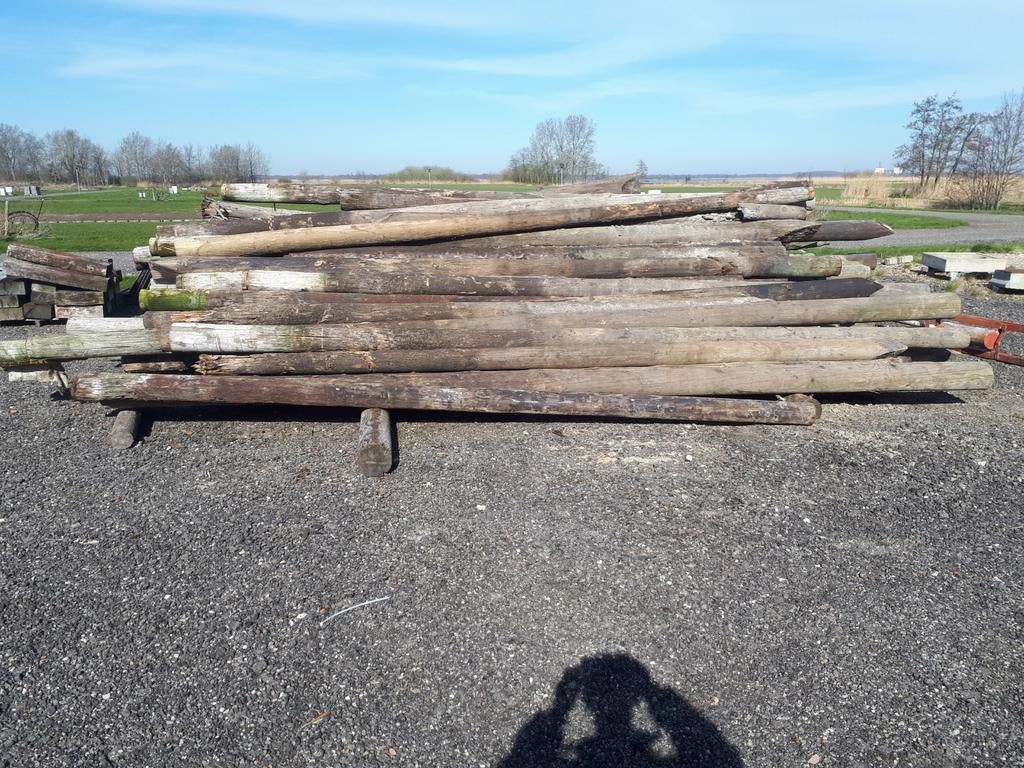Afmeerpalen, Tuin en Terras, Palen, Balken en Planken, Palen, 250 cm of meer, Ophalen