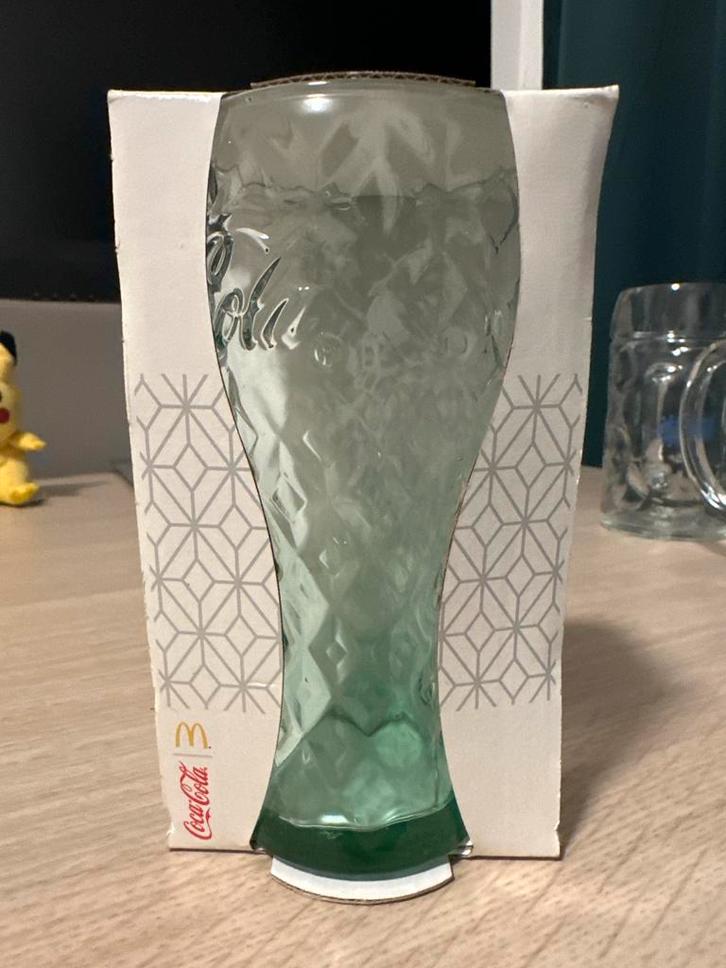 Coca-Cola McDonald's Glas  2013, Huis en Inrichting, Keuken | Servies, Zo goed als nieuw, Glas of Glazen, Overige stijlen, Glas
