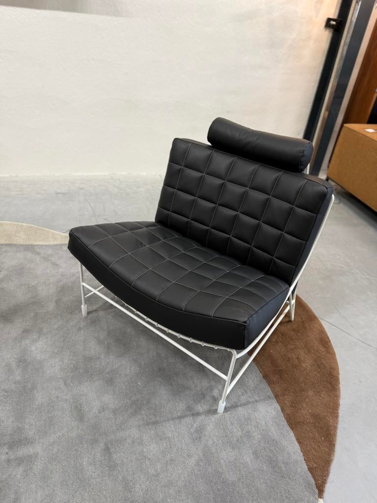 Nieuw Leolux Volare Fauteuils zwart wit design stoel leer, Huis en Inrichting, Fauteuils, Nieuw, Ophalen of Verzenden, 50 tot 75 cm
