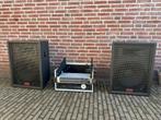 Flightcase + Peavey Set (EQ, Eindversterker & Speakers), Ophalen, Gebruikt, 1000 watt of meer, P.A.