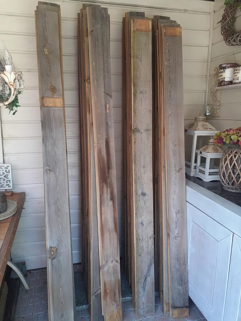 10 meter schutting, Ophalen of Verzenden, Gebruikt, 250 cm of meer, Planken