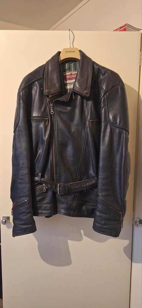 Motorjas, Ophalen, Zo goed als nieuw, Blauw