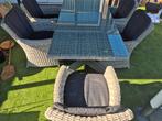 Tuinset, Tuin en Terras, Tuinsets en Loungesets, Ophalen, Kunststof, 6 zitplaatsen, Zo goed als nieuw