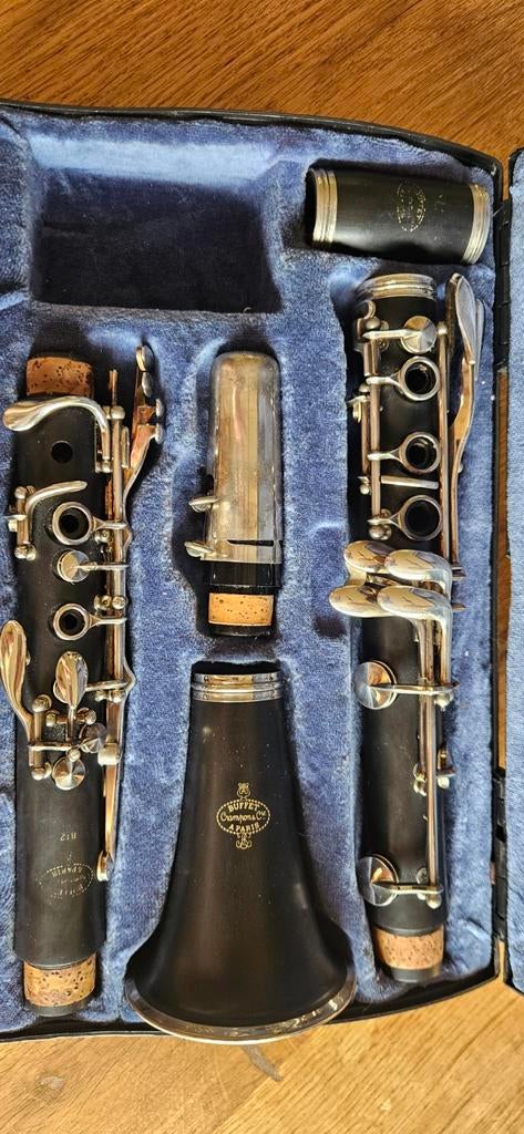 Klarinet Buffet Crampon B12, Muziek en Instrumenten, Blaasinstrumenten | Klarinetten, Bes-klarinet, Kunststof, Gebruikt, Ophalen of Verzenden