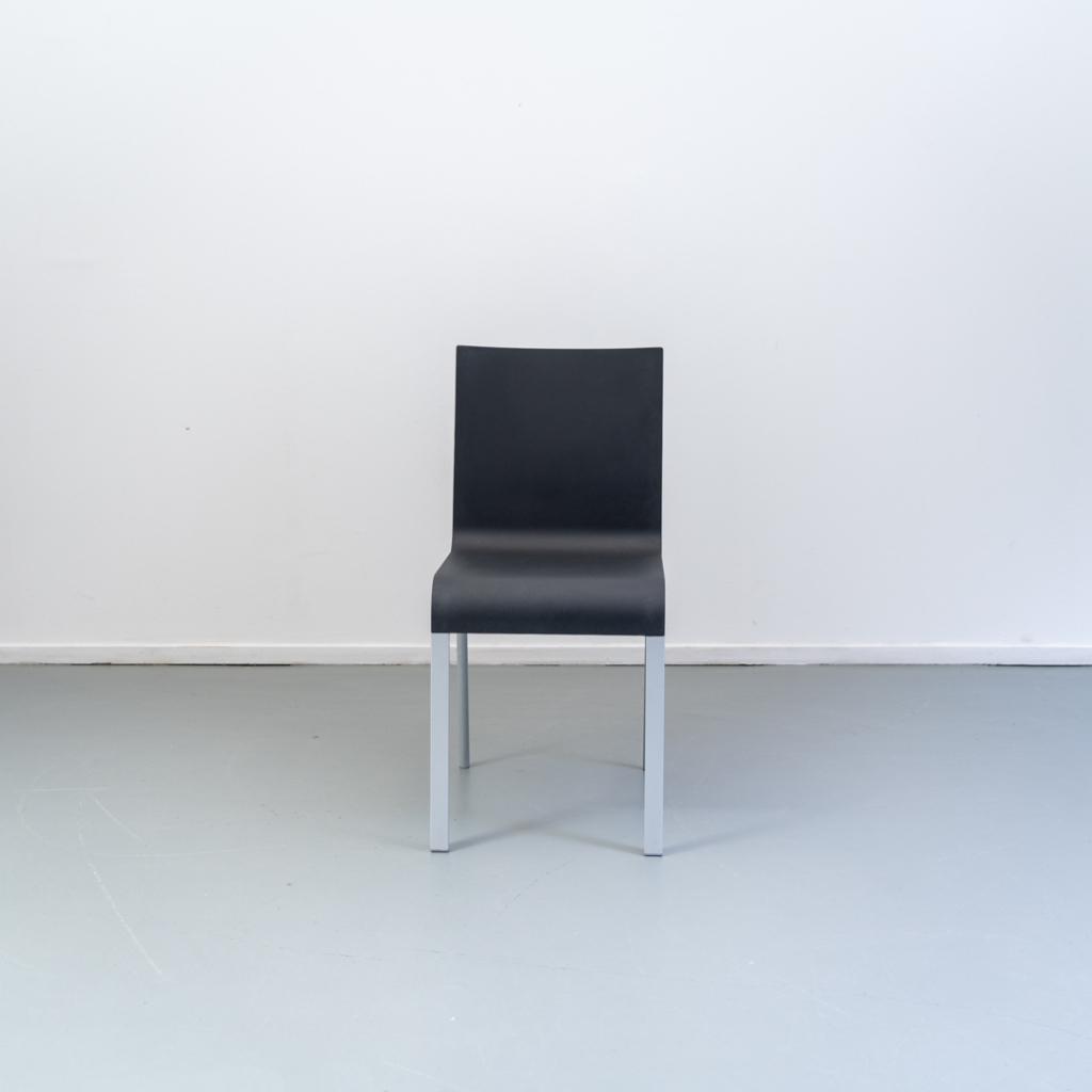 63 Vitra .03 Maarten van Severen - Zwart Niet Stapelbaar, Niet ingevuld, Zwart, Niet ingevuld, Ophalen of Verzenden