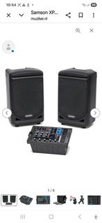 Samson portable pa/karaoke set SAMSON expedition.xp300, Ophalen of Verzenden, Zo goed als nieuw, Minder dan 500 watt
